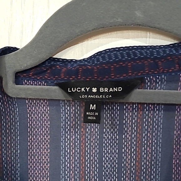 Lucky Brand Peasant Blouse - Picture 2 of 6